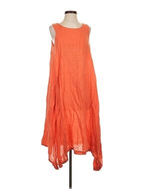Black Crane Sleeveless Coral Shift Dress - Lightweight Summer Dress